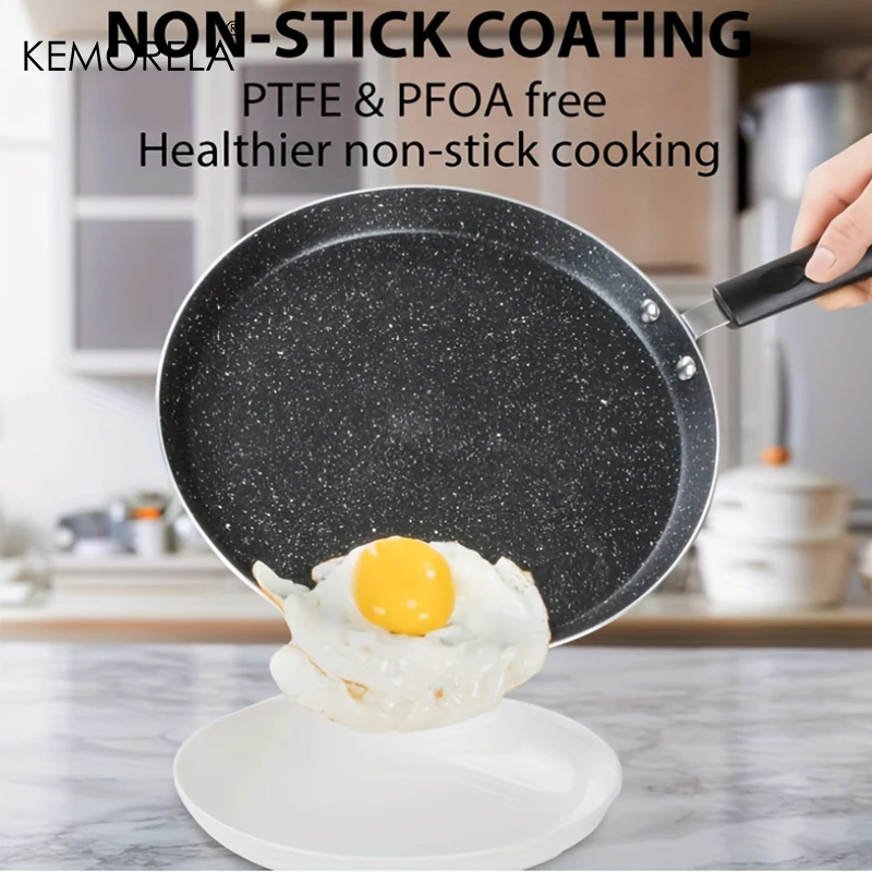 Kitchen Baking Pan Set - Poêle antiadhésive 18/22/26CM pour petit-déjeuner, crêpes,
