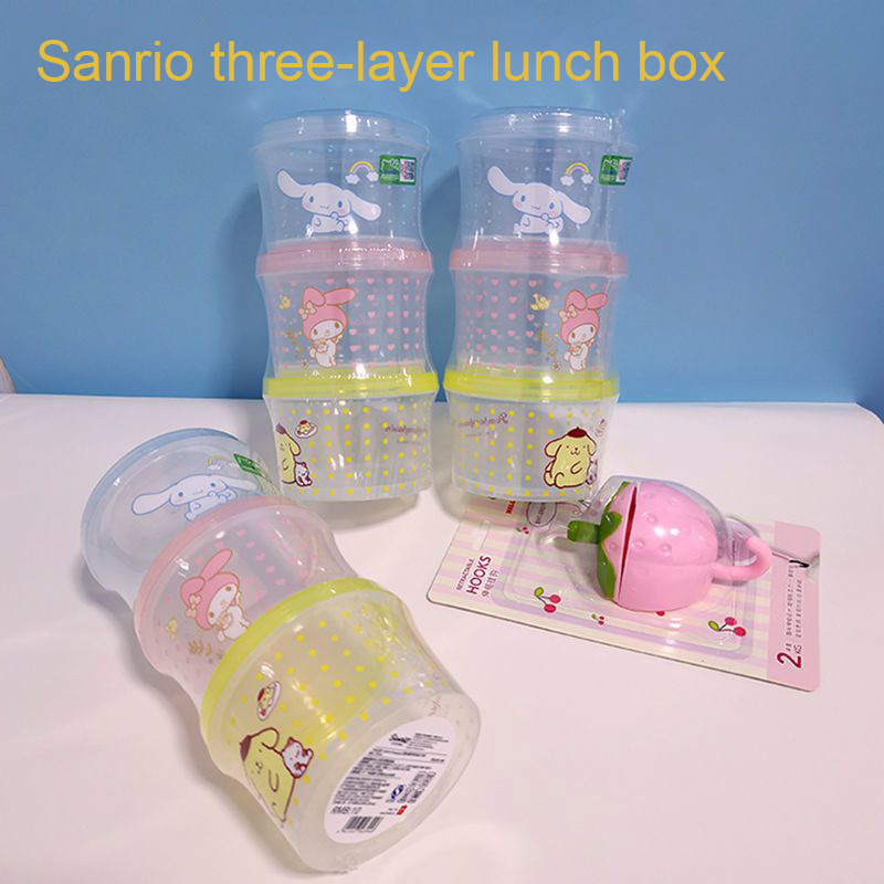 Kitchen Baking Tray Organizer - Ensemble de boîtes à bento Kitty,