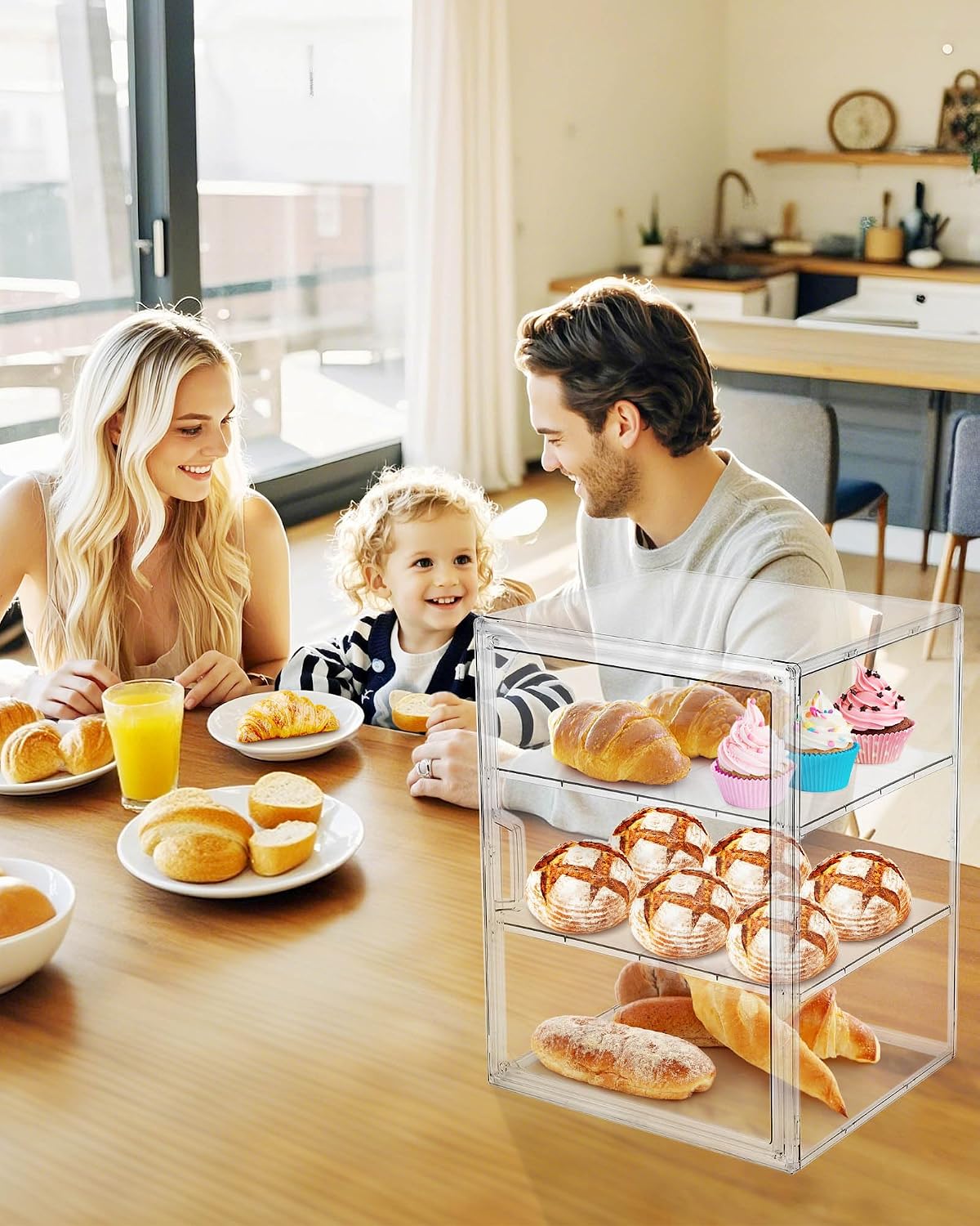 Vitrine à pâtisserie, boîte à  - Kitchen Baking Tray Organizer avis et prix