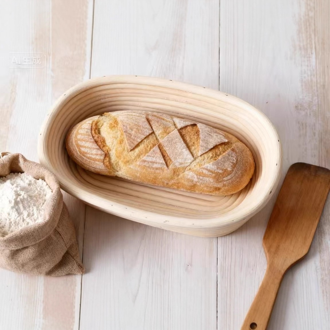 Panier de levage ovale en roti - Proofing Basket Banneton avis et prix
