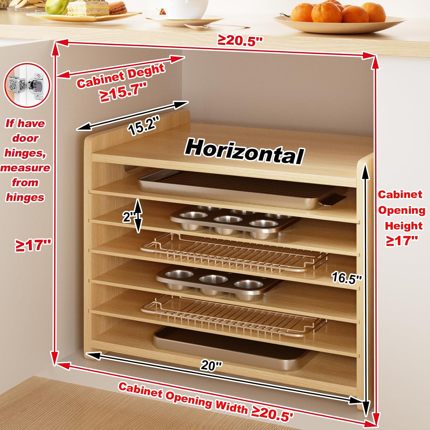 Organisateur de plateaux de cu - Kitchen Baking Sheet Organizer avis et prix