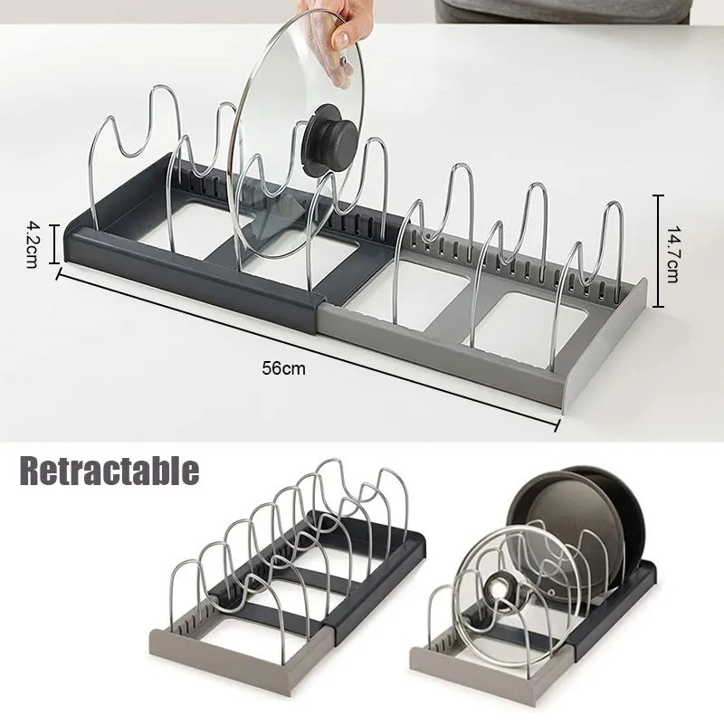 Rangement extensible en acier  - Kitchen Baking Pan Organizer avis et prix