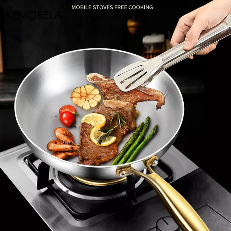 Poêle à frire avec manche doré - Kitchen Baking Pan Set avis et prix