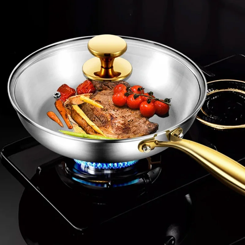 Poêle à frire avec manche doré - Kitchen Baking Pan Set avis et prix