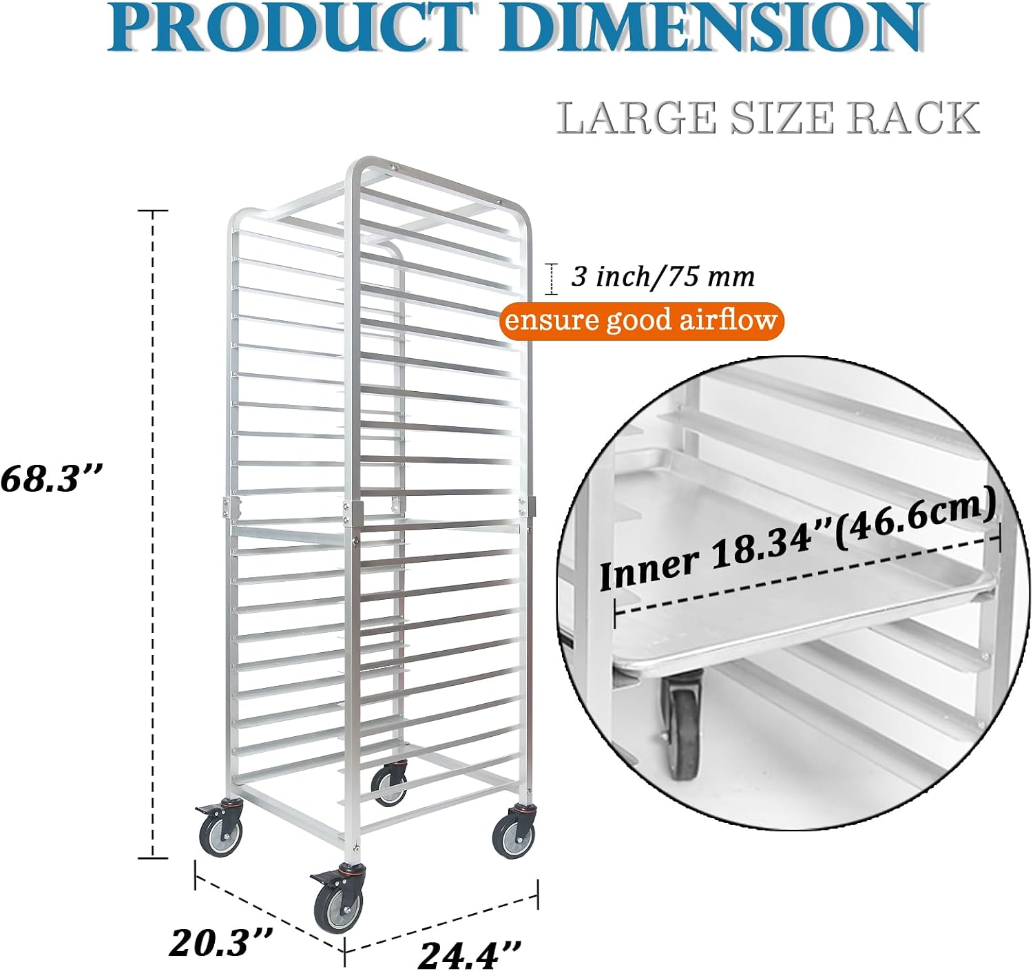 Chariot de refroidissement mob - Kitchen Baking Pan Organizer avis et prix