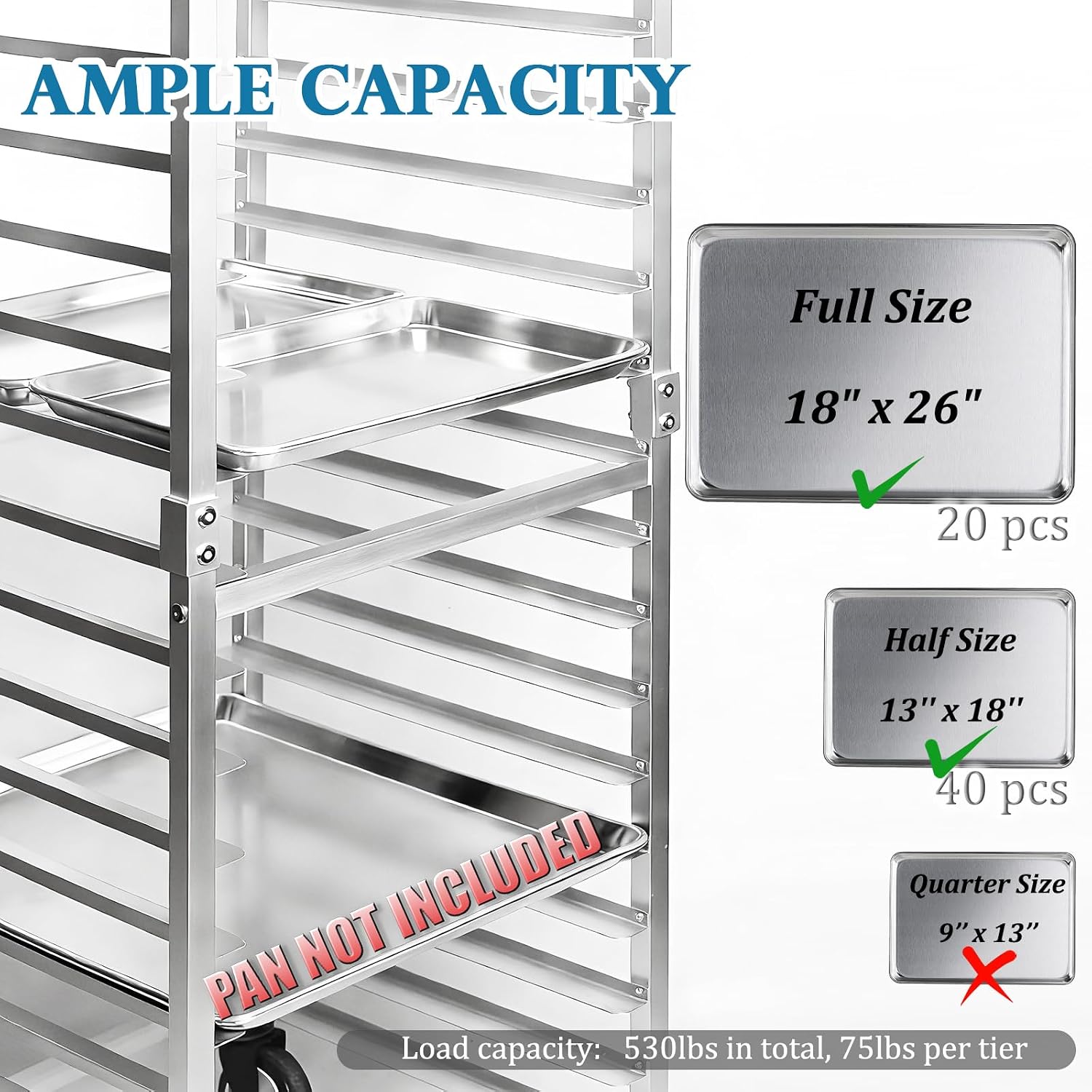 Chariot de refroidissement mob - Kitchen Baking Pan Organizer avis et prix