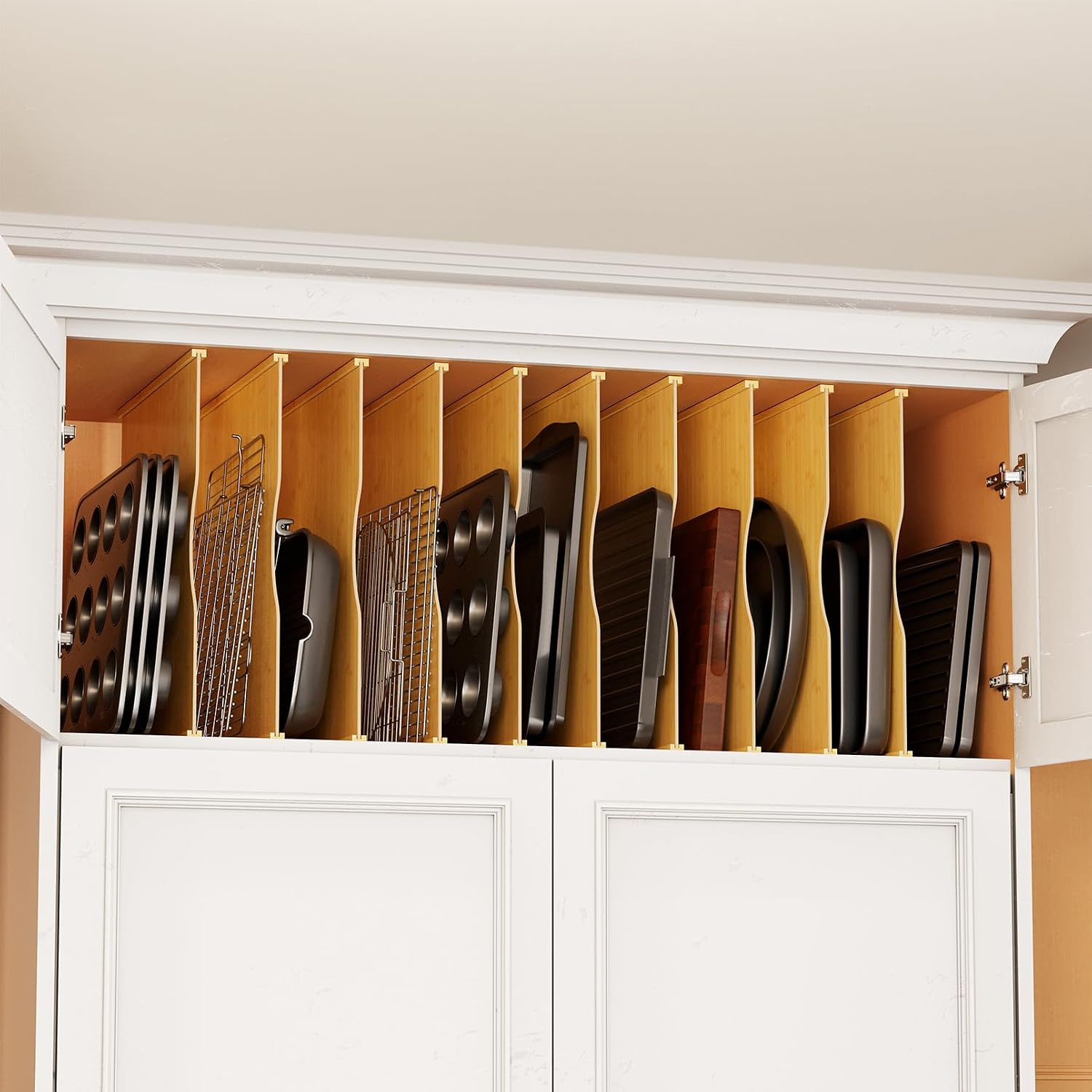 Lot de 10 séparateurs de plate - Kitchen Baking Sheet Organizer avis et prix